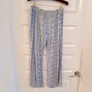 Billabong Tribal Pants Blue White Size S